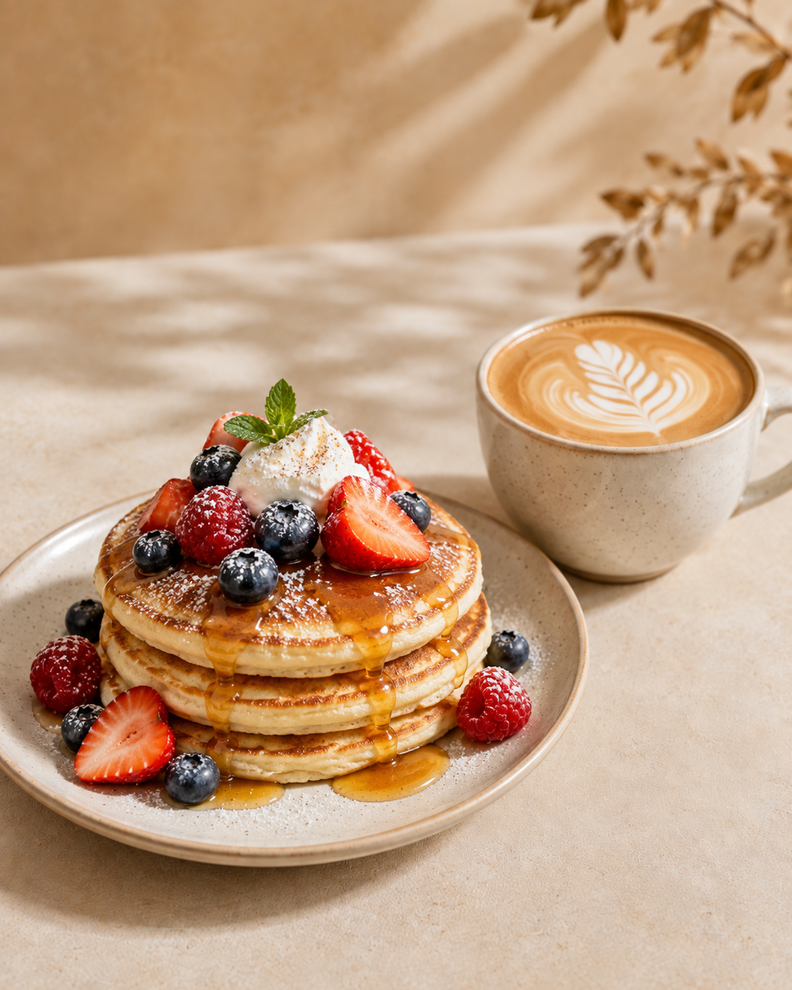 Pancakes with Berries