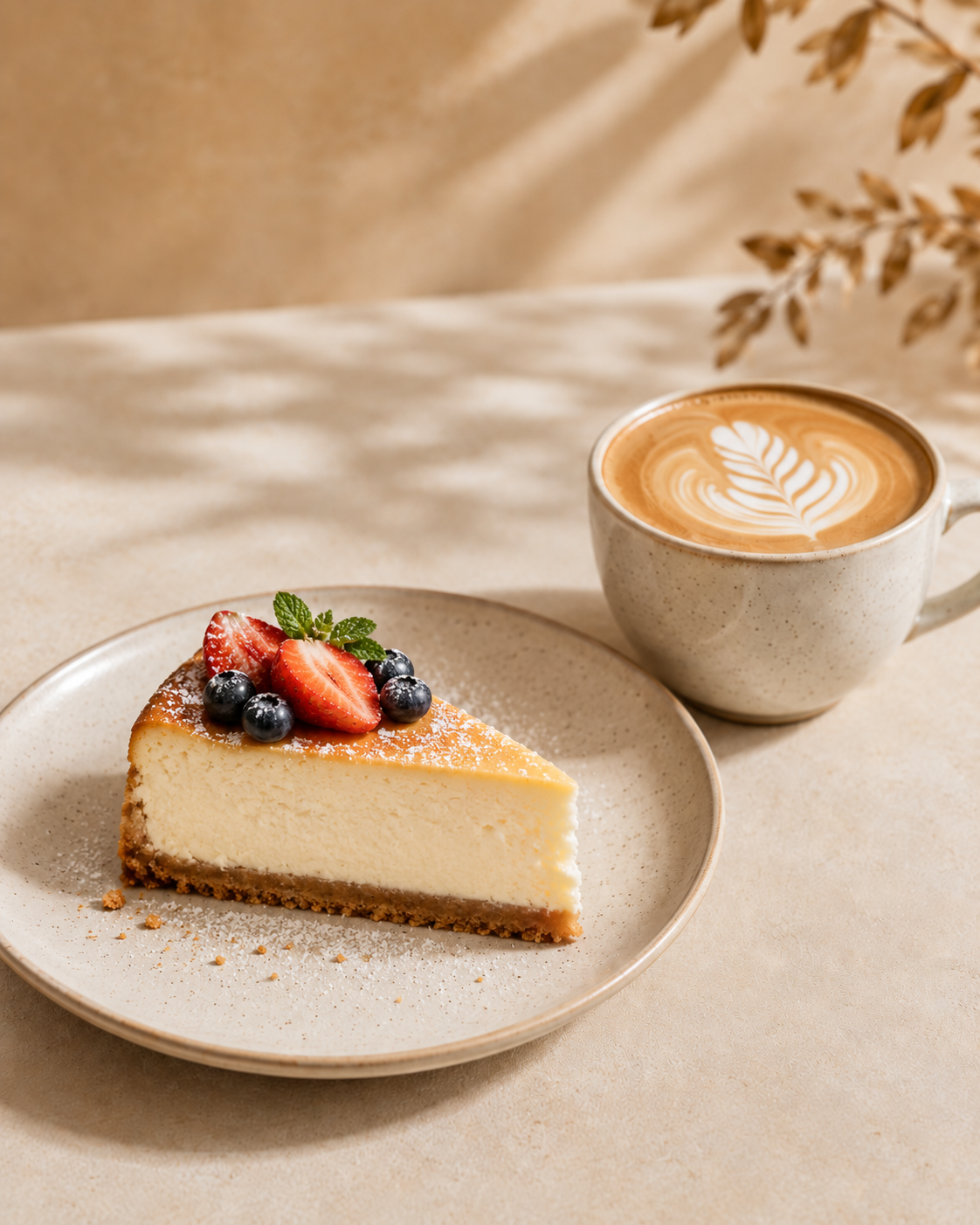 Coffee + Cheesecake